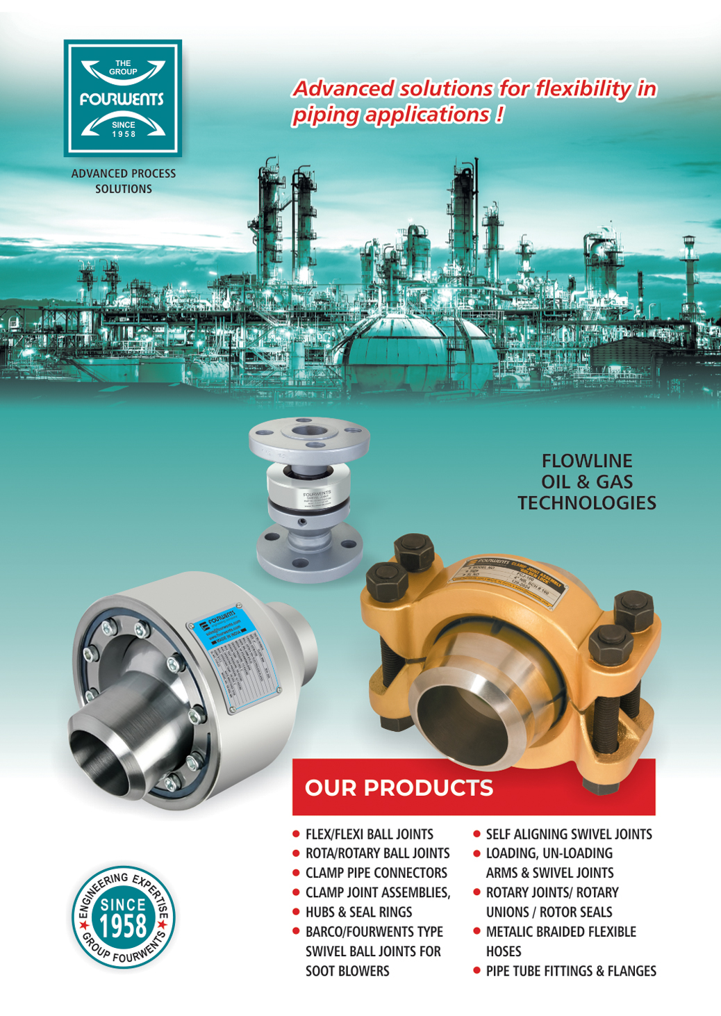 Rotary Joints Rotary Unions Swivel Joints Fourwents