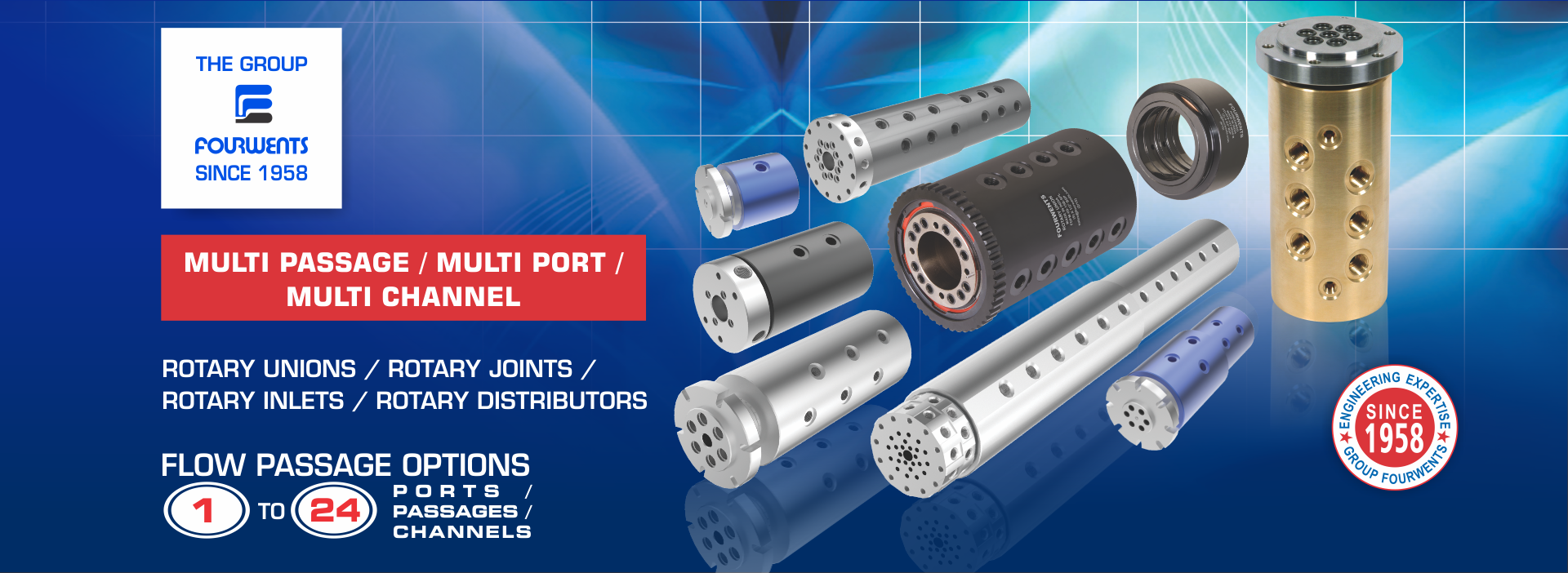 Multi Port Rotary Joints manufacturers India, Multi Passage